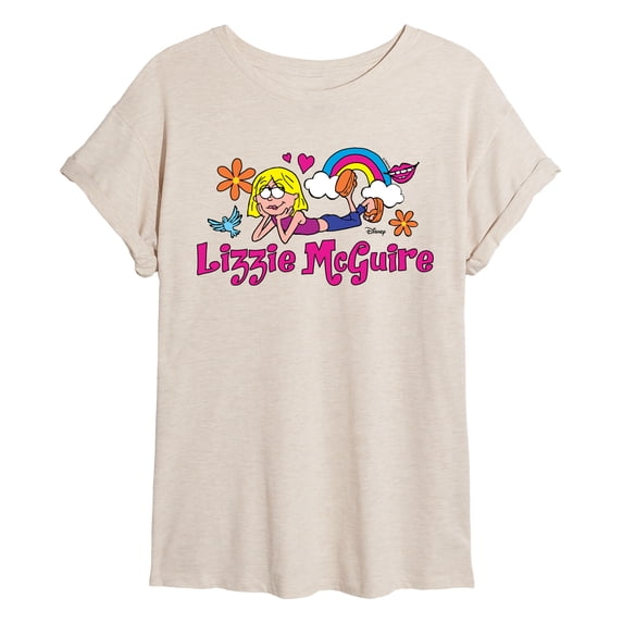 Lizzie McGuire - Large Logo - Juniors Oversized Graphic T-Shirt