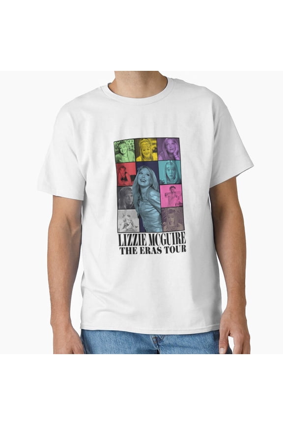 Lizzie McGuire Nostalgic 2000s Television Teen Heroine Fandom Grid T-Shirt