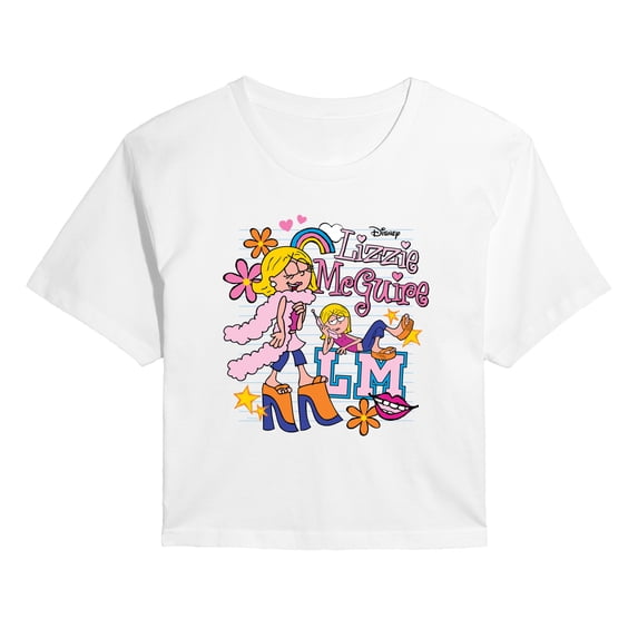 Lizzie McGuire - Notebook - Juniors Cropped Graphic T-Shirt