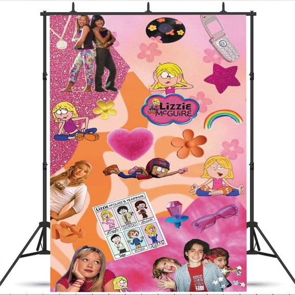 Lizzie Mcguire school Backdrop Background Banner Birthday Party Supplies Taspestry Wall Decor Poster Lover