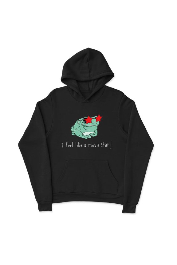 Lizzy McAlpine Merch Hoodie I Feel Like a Movie Star Frog Hoodies Streetwear Men Women Pullover