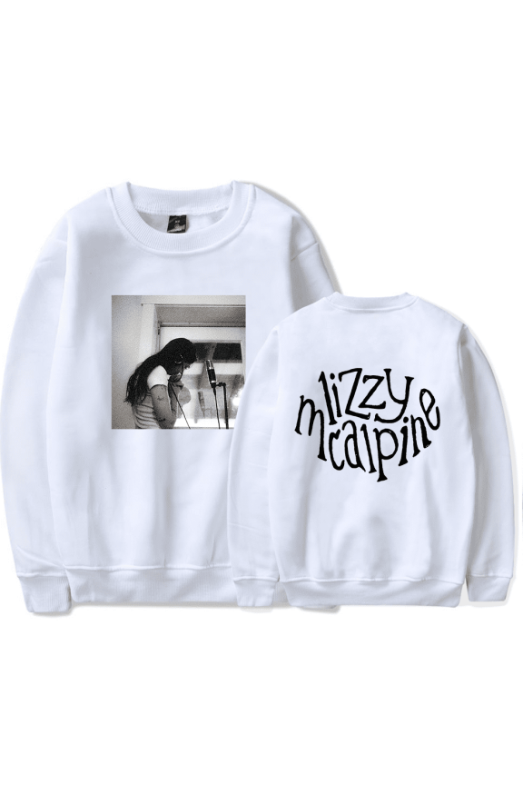 Lizzy McAlpine Merch Sweatshirt Older and Wiser Album Cover Long Sleeve Crewneck Streetwear Men Women