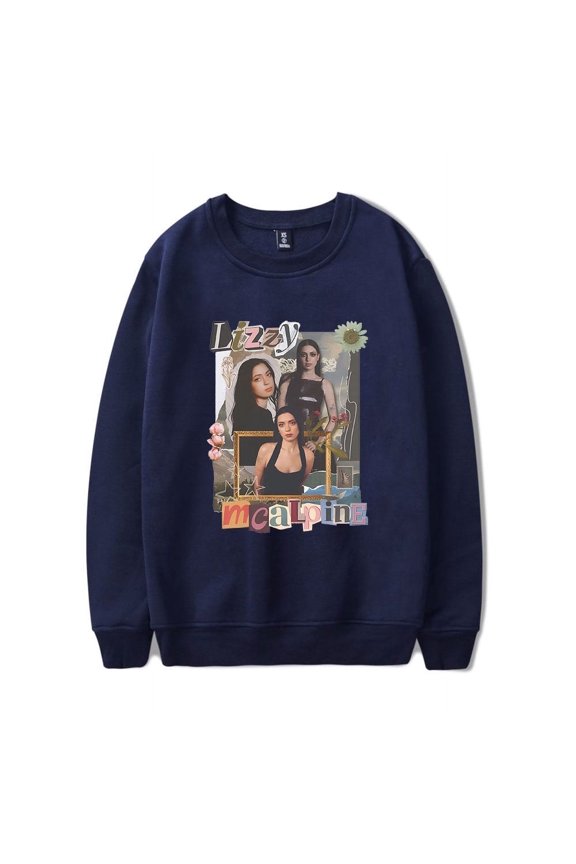 Lizzy McAlpine Merch Sweatshirt Poster Printed Hoodie Streetwear Men Women Long Sleeve