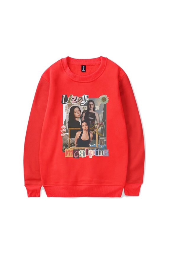 Lizzy McAlpine Merch Sweatshirt Poster Printed Hoodie Streetwear Men Women Long Sleeve