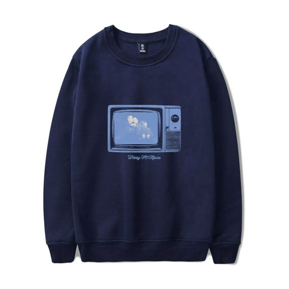 Lizzy McAlpine Merch Sweatshirt Television Logo Printed Crewneck Streetwear Men Women Long Sleeve