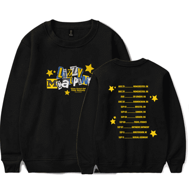 Lizzy McAlpine Merch Sweatshirt The End Of The Movie Tour 2023 Crewneck Streetwear Men Women Long Sleeve