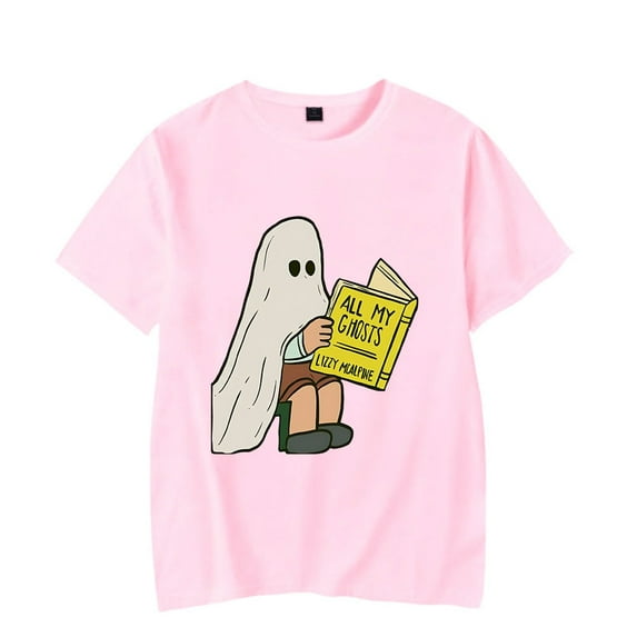 Lizzy McAlpine Merch T-Shirt All My Ghosts T Shirts Short Sleeve Streetwear Men Women Crewneck Top Tee