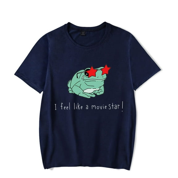 Lizzy McAlpine Merch T-Shirt I Feel Like a Movie Star Frog T Shirts Streetwear Men Women Short Sleeve