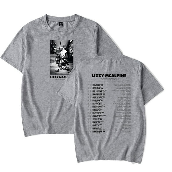Lizzy McAlpine Tour T-Shirts Merch Women Clothes Trend Casual Short Sleeve Top