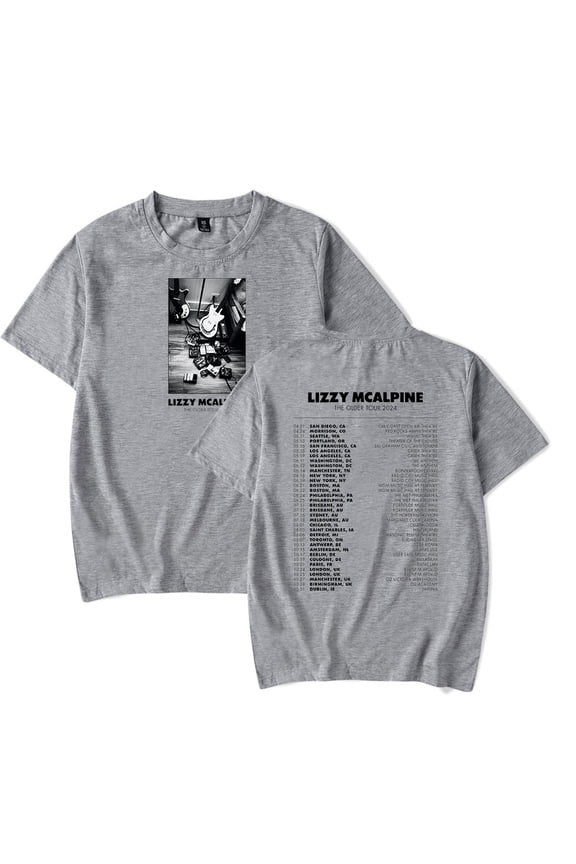 Lizzy McAlpine Tour T-Shirts Merch Women Clothes Trend Casual Short Sleeve Top