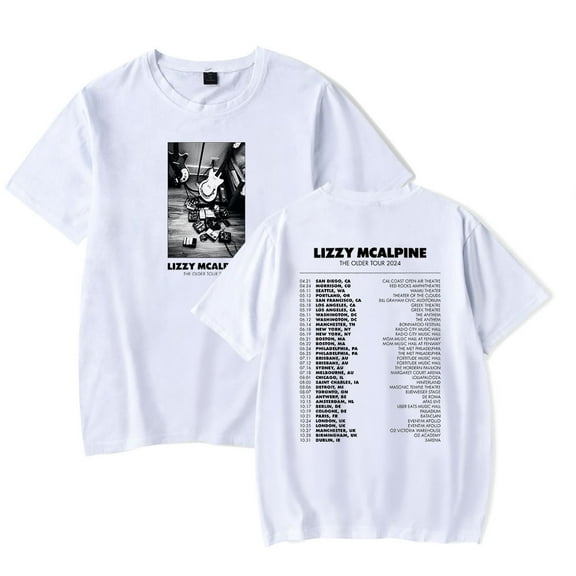 Lizzy McAlpine Tour T-Shirts Merch Women Clothes Trend Casual Short Sleeve Top