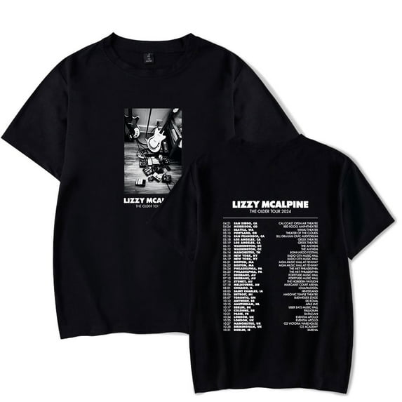 Lizzy McAlpine Tour T-Shirts Merch Women Clothes Trend Casual Short Sleeve Top