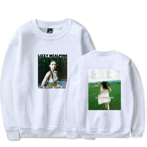 Lizzy Mcalpine Merch Sweatshirt The Older Tour 2024 Sweatshirts Long Sleeve Crewneck Sweater Men Women Fashion Clothes