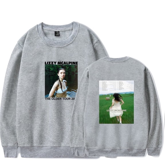 Lizzy Mcalpine Merch Sweatshirt The Older Tour 2024 Sweatshirts Long Sleeve Crewneck Sweater Men Women Fashion Clothes