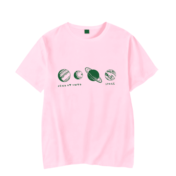 Lizzy Mcalpine Merch T-Shirt The Older Tour 2024 Planets T Shirt For Fans Men Women Short Sleeve Streetwear Top Tees