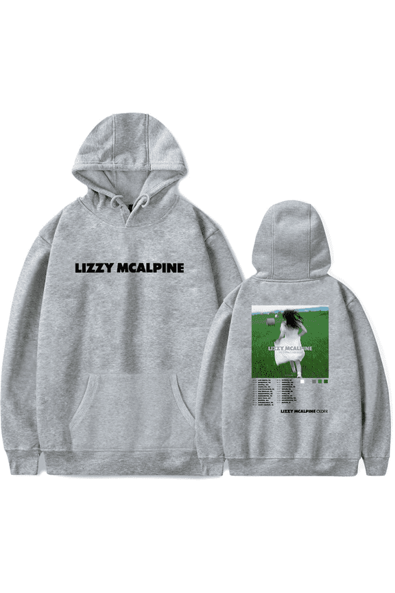 Lizzy Mcalpine The Older Tour 2024 Merch Hoodie Pockets Drawstring Unisex Hooded Sweatshirt Fashion Clothing
