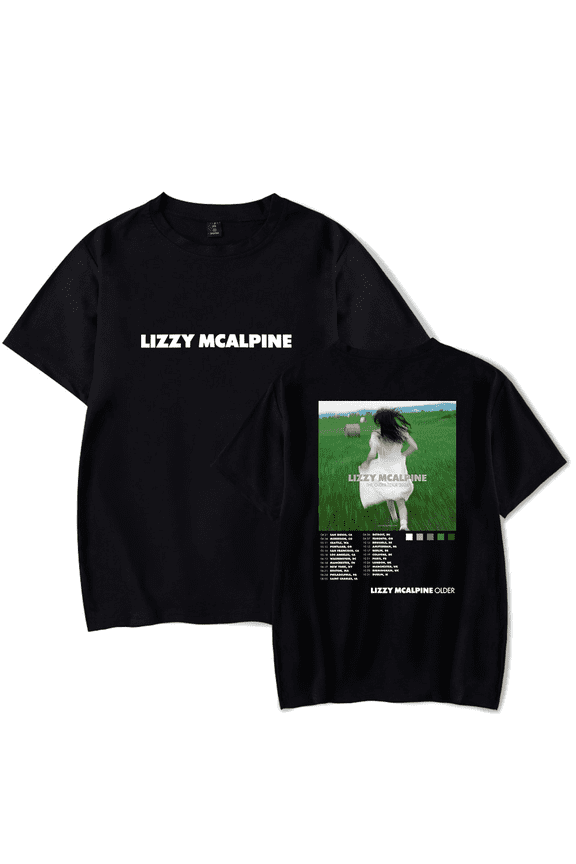 Lizzy Mcalpine The Older Tour 2024 Merch Short Sleeve T-shirt Unisex Fashion Crew Neck Top