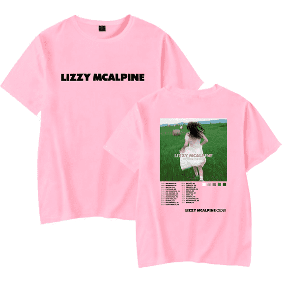 Lizzy Mcalpine The Older Tour 2024 Merch Short Sleeve T-shirt Unisex Fashion Crew Neck Top