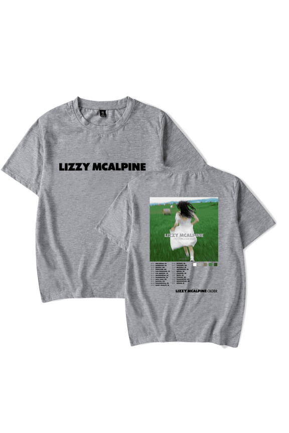Lizzy Mcalpine The Older Tour 2024 Merch Short Sleeve T-shirt Unisex Fashion Crew Neck Top