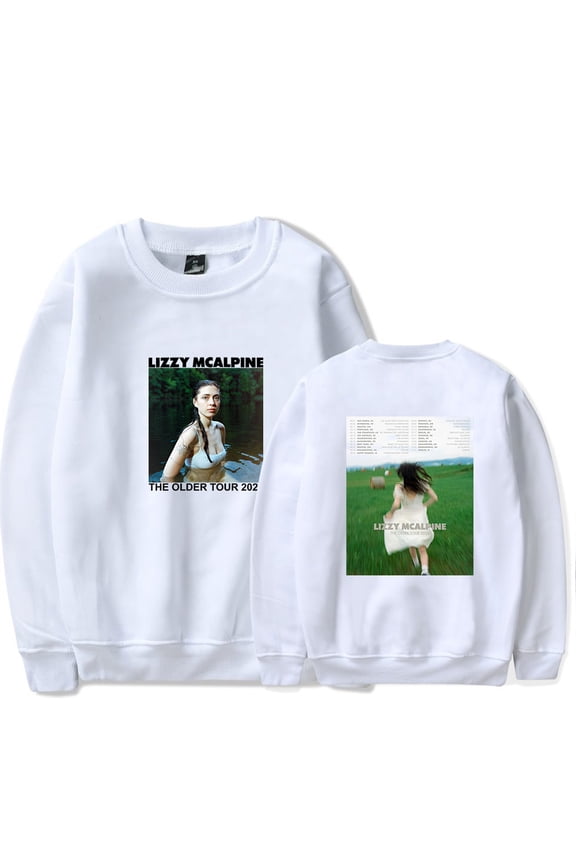 Lizzy Mcalpine The Older Tour 2024 Sweatshirt Crewneck Sweater Unisex Fashion Long Sleeve