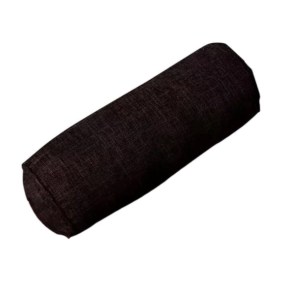Ljiaocrou Lumbar Support Cushion, Rectangular Sofa Pillow, Colorful Cylindrical Patchwork Design, Linen Material Decorative Throw Pillow for Living Room Comfort and Home Decor