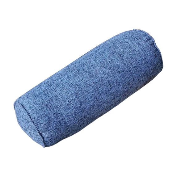 Ljiaocrou Lumbar Support Cushion, Rectangular Sofa Pillow, Colorful Cylindrical Patchwork Design, Linen Material Decorative Throw Pillow for Living Room Comfort and Home Decor