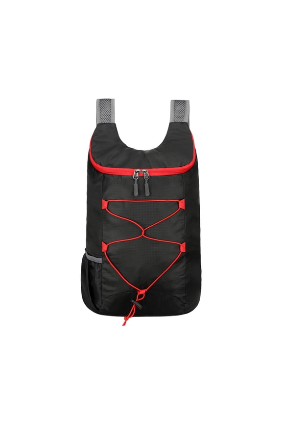 Mountaineering Bag, Waterproof Bicycle Backpack, Lightweight Foldable Cycling and Hiking Backpack with Large Capacity and Breathable Shoulder Straps for Outdoor Sports and Travel