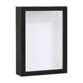 Ljiaocrou Photo Frame, Display Frame, Three-Dimensional Hollow DIY Desktop Frame for Preserving Dried Flowers and Handmade Crafts, Wooden Deep Set Frame with Clear Glass Panel for Home Decor