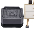 thumbnail image 1 of Ljkilskltr Bed Risers, Furniture Risers, Couch Risers Grey 3.35in x1.57in Stackable Furniture Blocks for Bed Sofa Table Chair Height Elevation, 1 of 9