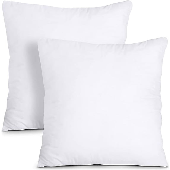 Ljstore 14” x 14” Cotton Decorative Pillow Inserts, Soft and Durable (2 Count)