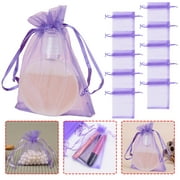 Ljstore Home Textile Storage 7cm 9cm X Gift Favour Dark Purple Beautiful Pack 10 Bags And Housekeeping & Organizers