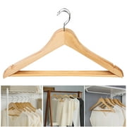 Ljstore Home Textile Storage Hanger Coat Trouser Suit Wooden Wood Clothes Wardrobe Garment Hangers Housekeeping & Organizers