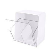 Ljstore Home Textile Storage Multifunctional Organizing Press Box Pocket Sundries Plastic Storage Box White ABS