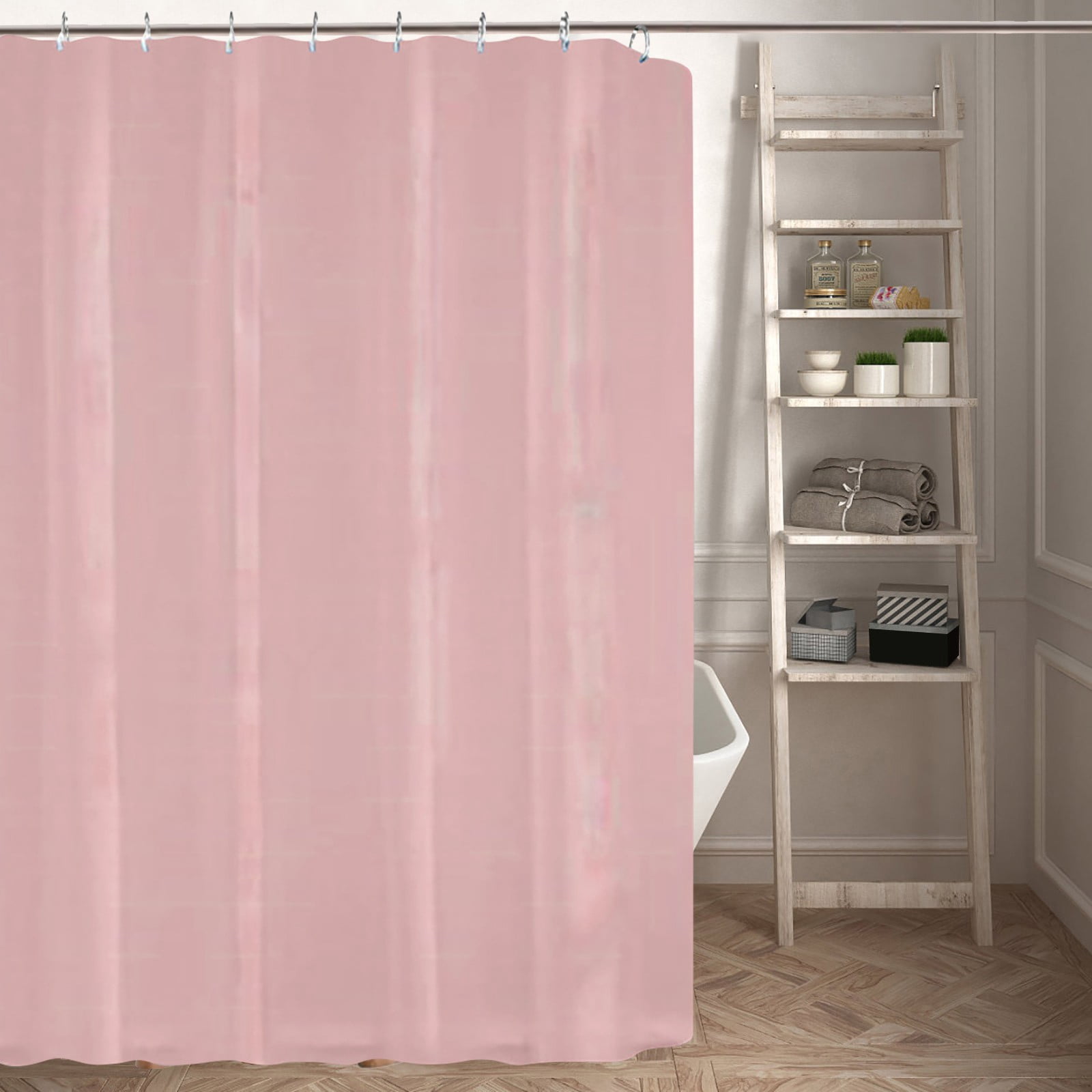 Ljstore Shower Curtain Bathroom Solid Color Shower Curtain Set Bath ...