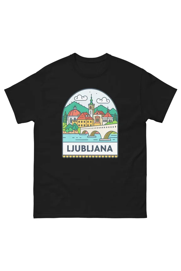 Ljubljana World Travel Urban Area City T-Shirt