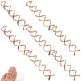 thumbnail image 1 of Ljudmp 8packs Spiral Hair Pins For Women Non-Scratch Round Clip & Bun Twist Metal Headdress Hair Accessories For Styling Bun Bobby Pins Rose Gold 8x, 1 of 6