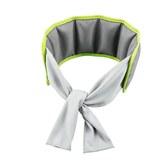 Ljudmp Cooling Neck Wrap Knotted Tie Reusable Headache Relief Neck Scarf Lightweight Soft Cooling Bandana for Running Cycling Hiking Outdoor Sports Green