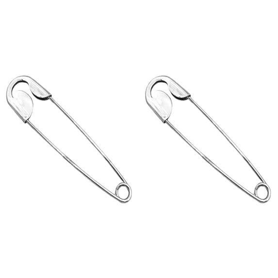 Ljudmp Funny Pin Shape Design Hair Pins Heart Hair Clip For Women Metal Long Bun Plate Hairpin Hair Insert Hair Sticks Accessories for Thick Long Hair Silver 2pcs