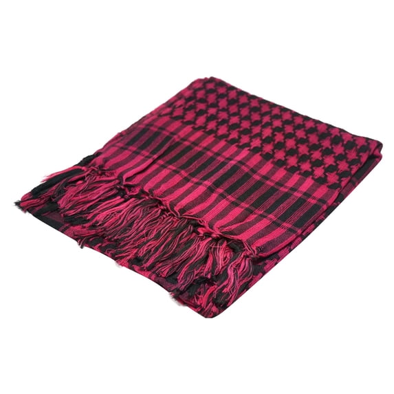 Ljudmp Plaid Fringe Square Scarf For Women Men Cotton Muslim Arab Head WrapUnisex Shawl Wrap Neck Scarf with Tassel Neck Wrap Scarves for Daily & Outdoor Hot Pink