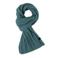 thumbnail image 1 of Ljudmp Ribbed Knit Scarf for Women Men Winter Warm Long Big Shawl Wrap Thick Large Chunky Scarf Neck Wrap Cozy Knitted Neck Scarf For Unisex Fall Winter Blue, 1 of 3