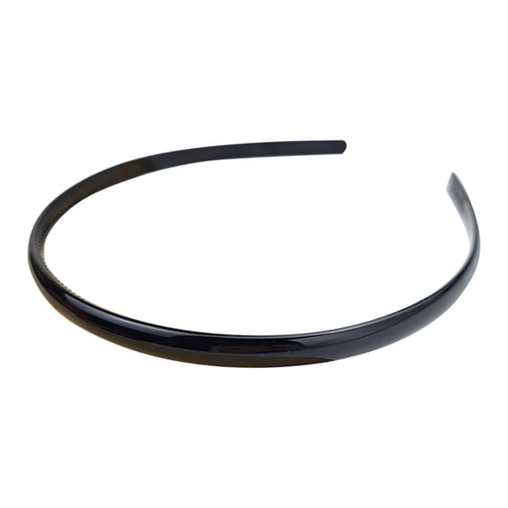 Ljudmp Rubber Headbands for Men Women Black Wavy Hair Band Non Slip Headwear Hoop Comb Headband with Teeth Grip for Skincare Washing Face Sports Daily Black#7