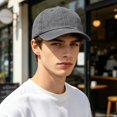 Ljudmp Washed Cotton Baseball Cap For Men Women Adjustable Back Strap ...