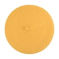 thumbnail image 1 of Ljudmp Women's French Beret Hats Classic Foldable Winter Beanie Cap Plain Color Classic Artist Cap Brimless Hats Ginger Yellow, 1 of 2