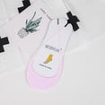 thumbnail image 1 of Ljudmp Women's Invisible No-Show Socks with Slingback Strap Ultra Low Cut Liner Socks for Flats High Heels Loafers Non-Slip Breathable Cotton Boat Socks Pink, 1 of 3