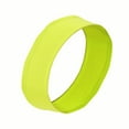 thumbnail image 1 of Ljudmp Women's Solid Color Sports Headband Wide Non-Slip Yoga Hair Band Sweat Wicking Running Breathable Stretchy Fitness Head Wrap Lime Green, 1 of 2