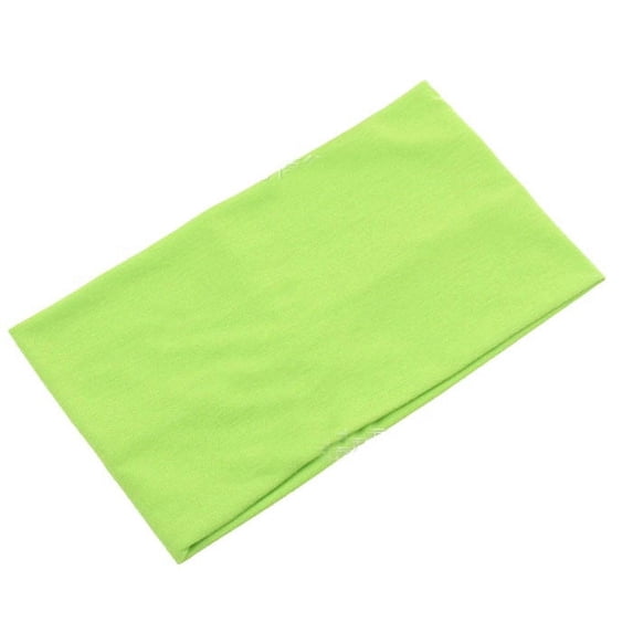 Ljudmp Womens Headbands Wide Workout Non Slip Sweat Wicking Hair Band Elastic Sweatband for Yoga Running Sports Hair Accessories Green