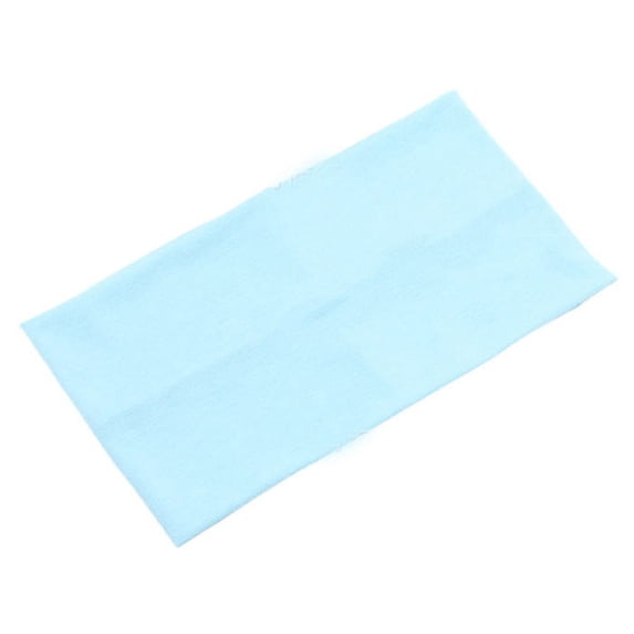 Ljudmp Womens Headbands Wide Workout Non Slip Sweat Wicking Hair Band Elastic Sweatband for Yoga Running Sports Hair Accessories Sky Blue