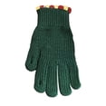 thumbnail image 1 of Ljudmp Womens Stretchy Touch Screen Gloves Winter Thermal Full Finger Warm Gloves Colorful Trim Elastic Cuff Knitted Gloves Army Green, 1 of 4