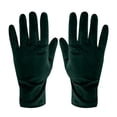 thumbnail image 1 of Ljudmp Womens Velvet Elastic Cuff Gloves 1920s Banquet Elegant Formal Wedding Party Opera Evening Wedding Prom Warm Gloves Green, 1 of 3