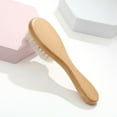 thumbnail image 1 of Ljxge Bathroom Products,Baby Hair Brush with Wooden Handle and Super Soft Goat for Newborns & Toddlers, 1 of 4